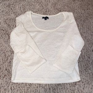 American Eagle long sleeve crop top